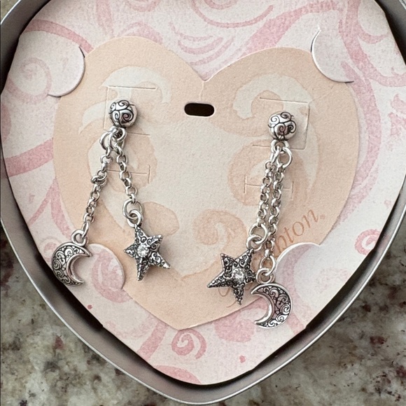 Brighton Star and Moon Earrings - Picture 4 of 5